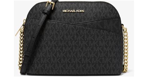 michael kors jet set travel medium crossbody black